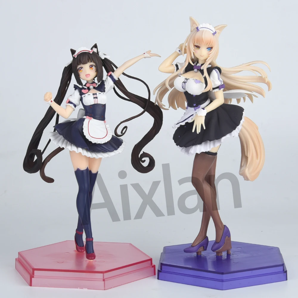 20cm NEKOPARA Anime Figure Chocola Vanilla Azuki Coconut Maple Cinnamon Pop Up Parade PVC Action Figure Sexy Girl Figurine Toys