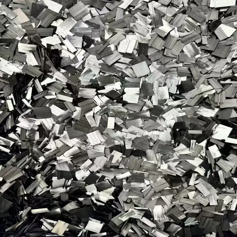 500g Flake Chopped Carbon Fiber Material Forged Carbon Car Modification High Temperature Resistance 10MM 15MM 20MM