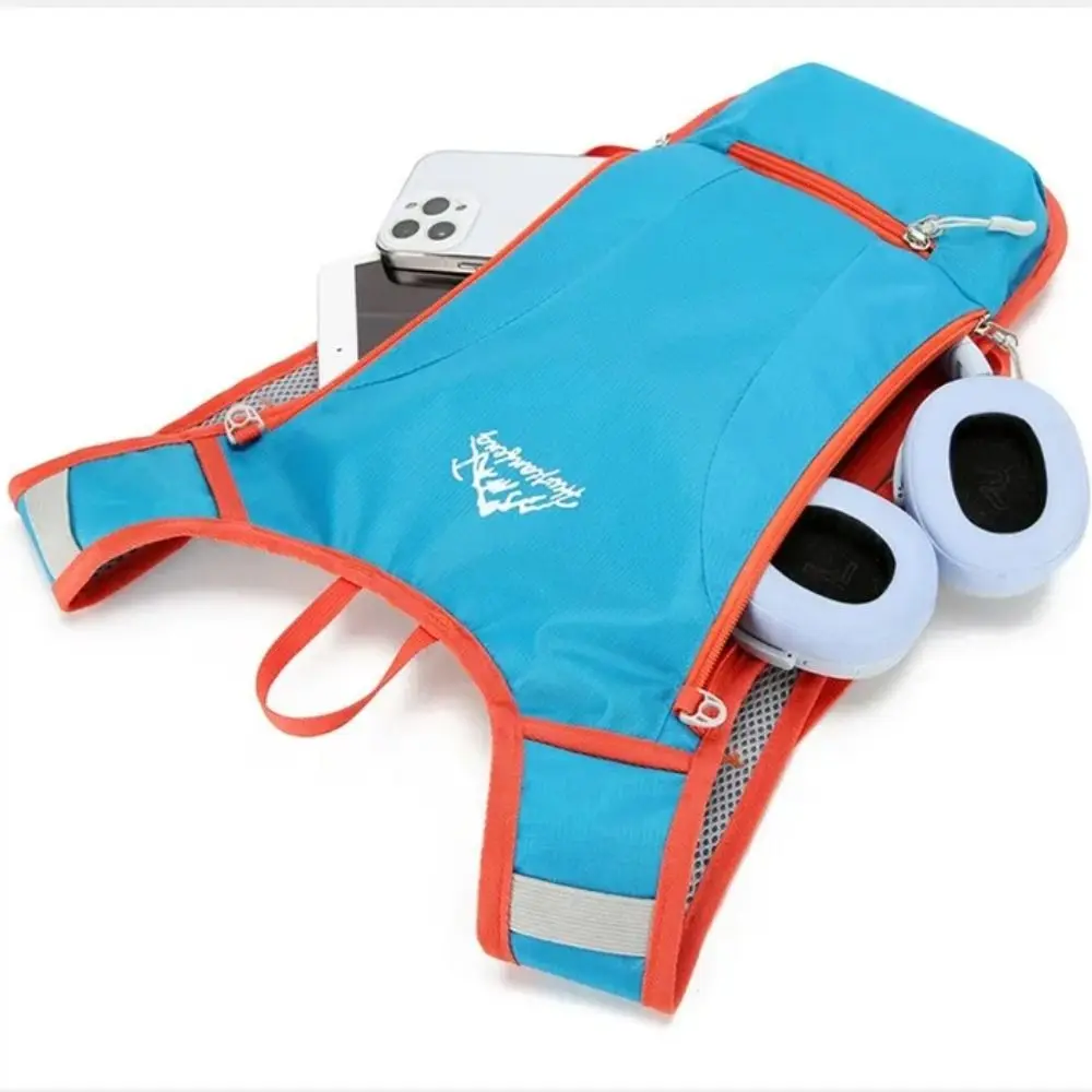 Breathable Running Hydration Vest Waterproof Ultra-light Running Hydration Bag Adjustable Nylon Material Water Backpack Marathon