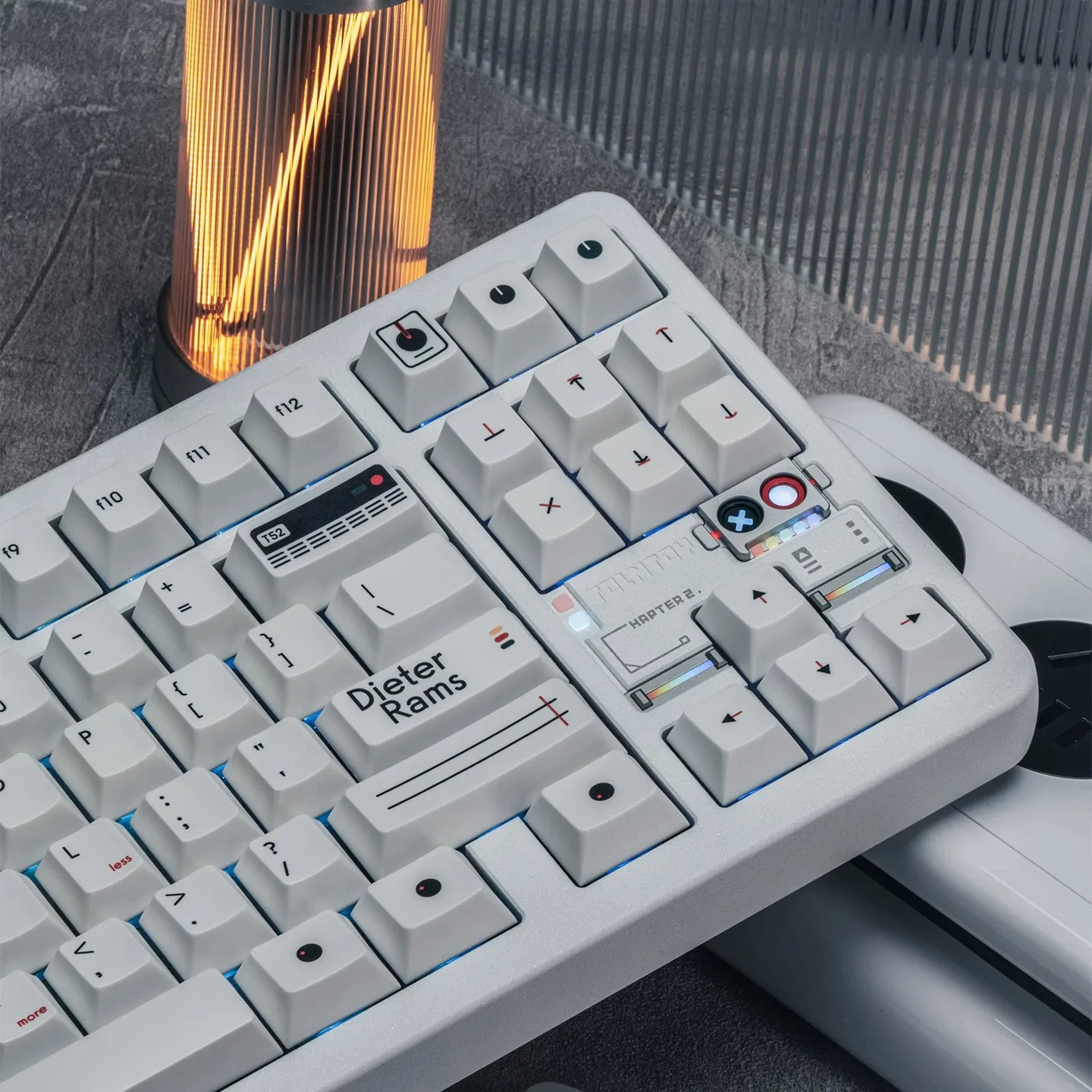 144 Keys Dieters White Keycaps PBT Cherry Profile Dye Sublimation Keycaps For Apple MAC Mechanical Gaming Keyboard Keycaps view 2