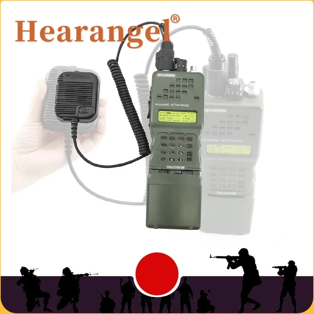 

Tactical Military Adapter 6 Pin PTT Handheld Speaker Microphone for AN/PRC 148 152 163 Walkie Talkie ,PRC-152 Dummy Model