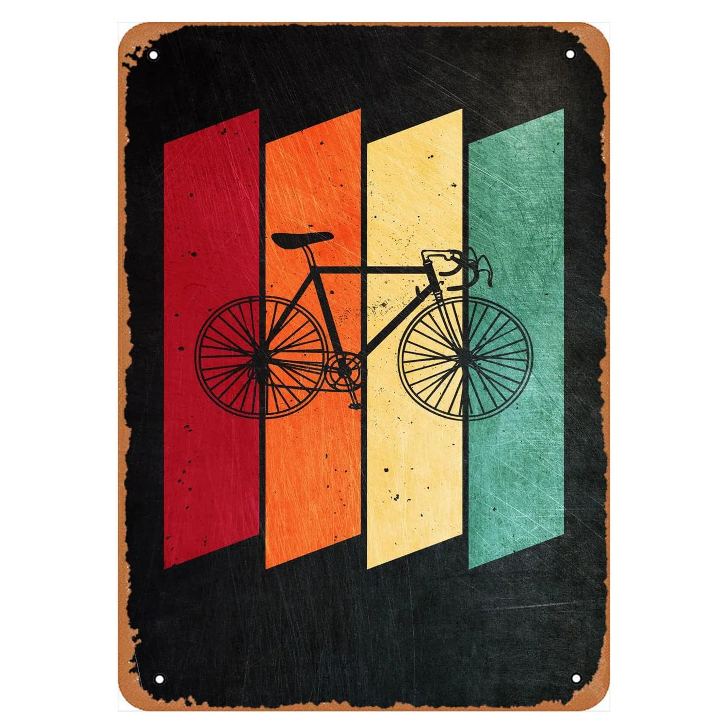 Cycling Quote - Großes Sortiment an Vintage-Fahrrad-Metallschildern - Retro-Radsport-Zitat