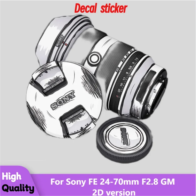 

For Sony FE 24-70mm F2.8 GM 2D version Lens Sticker Vinyl Wrap Film Coat Sony FE 24-70 2.8 F/2.8 2.8GM F2.8GM