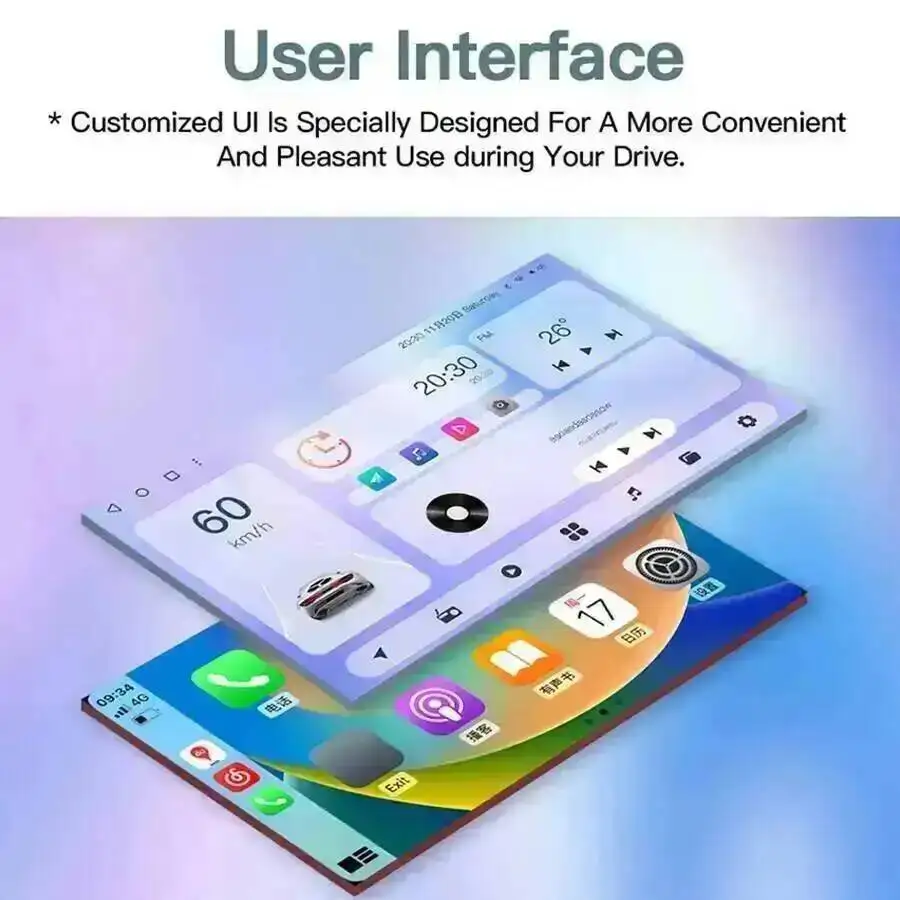 7inch For Toyota Corolla Android 15 Radio Screen CarPlay Stereo Car Multimedia Video Player GPS Navigation Head Unit Wifi