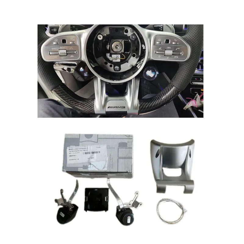 For Mercedes AMG OLED Rotary Switch C43 E63 GLE53 GLE63 GLB35 A45 G63 Dynamic Wheel Steering Control Switch Set X464 X167