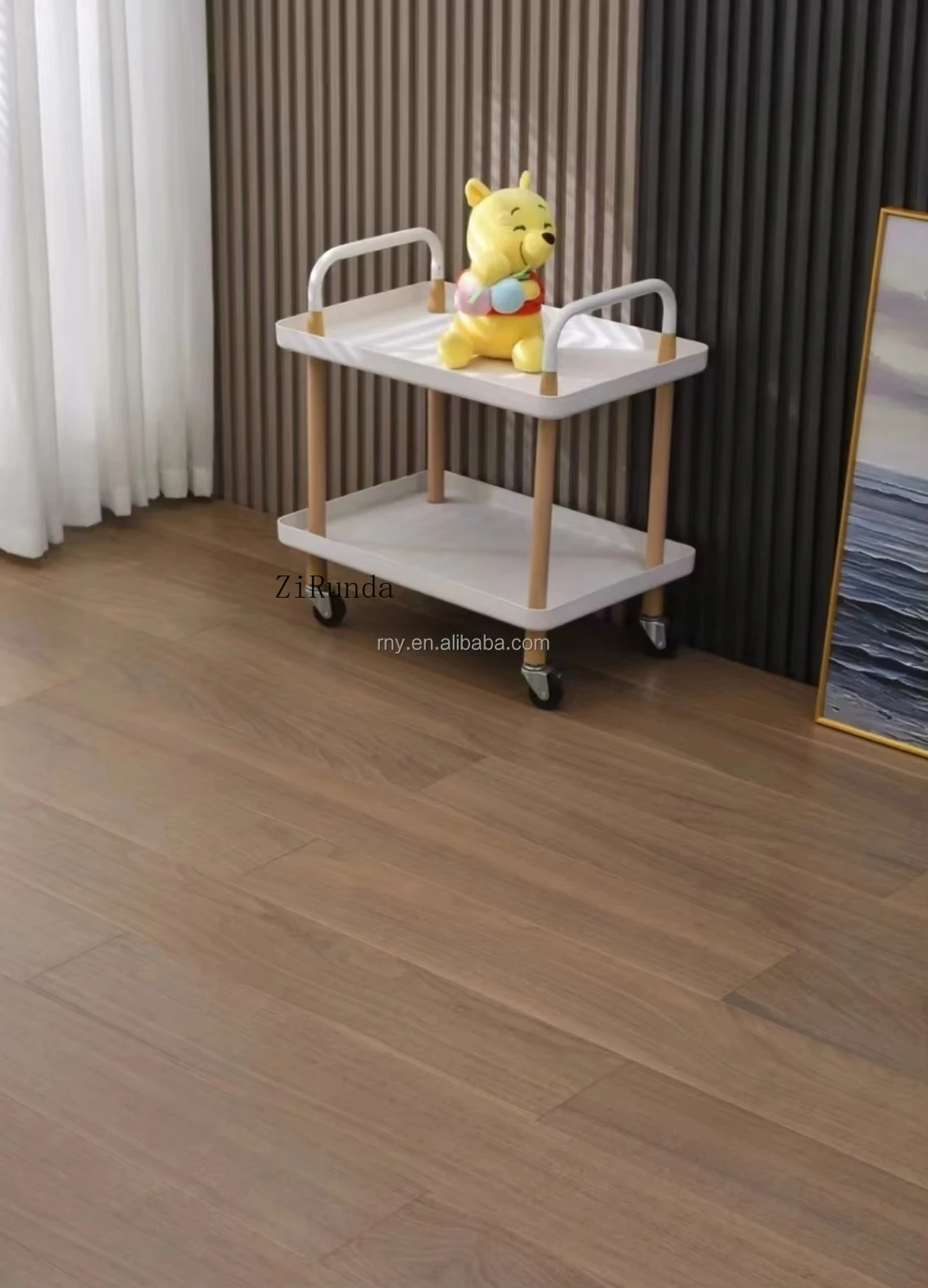 نسخة مخصصة للأرضيات الخشبية البوب الباركيه الكلاسيكية الذهب العسل البني الجديد البوب