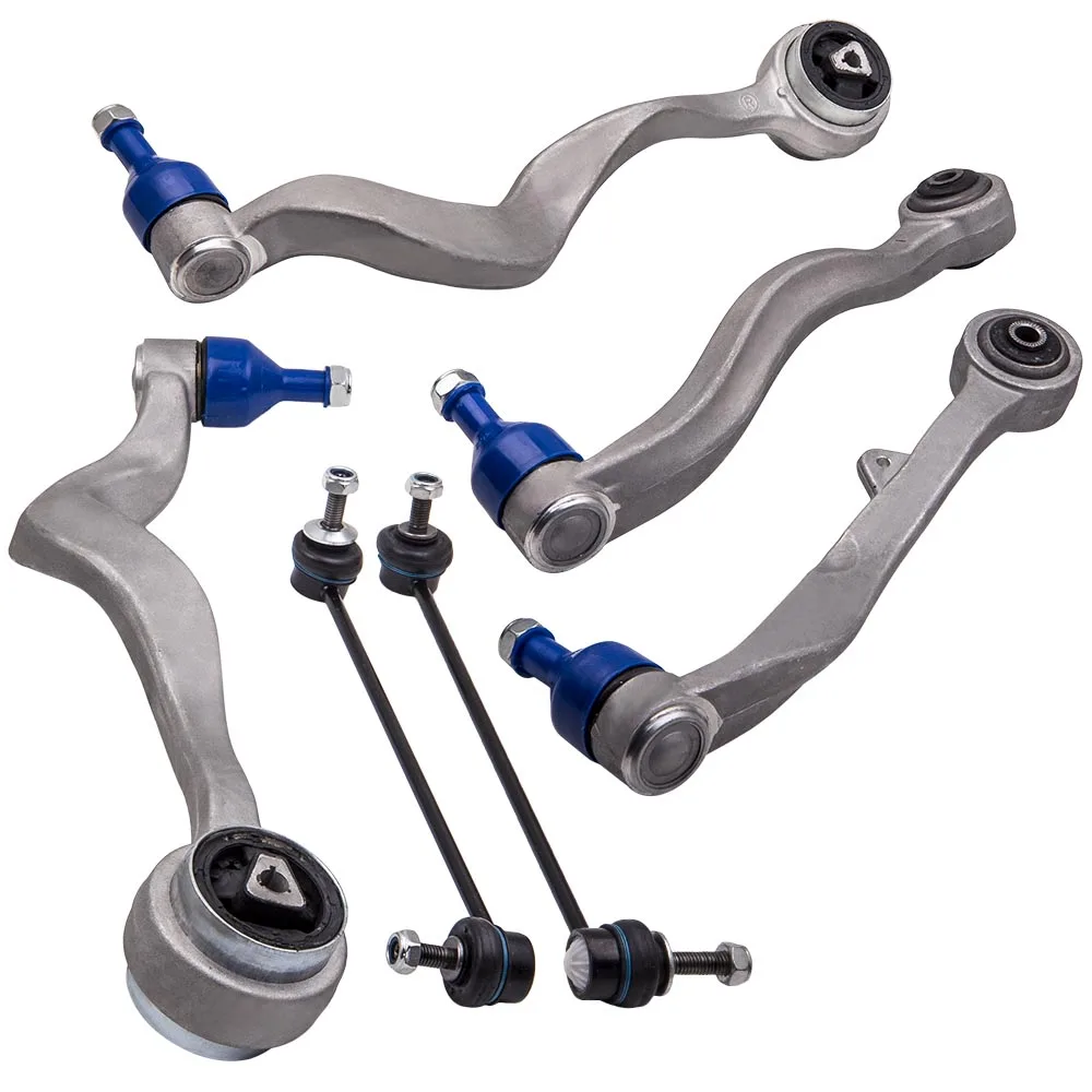 Front Lower Wishbones Control Arm Drop Links Suspension Kit 6 PCS For BMW E60 E61 520 523 525 530 540 Maxpeedingrods