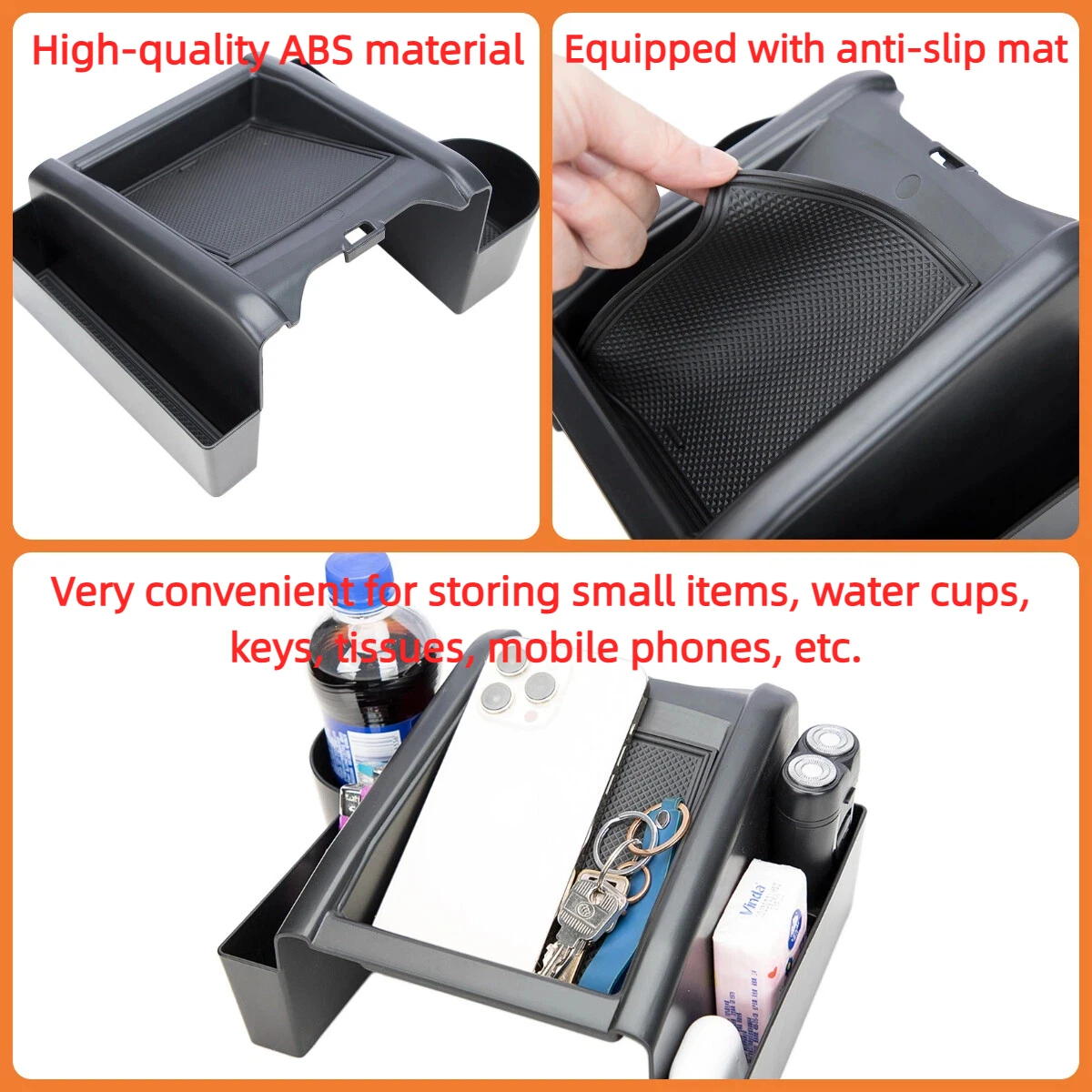 Car Center Console Gear Shift Storage Box Cup Holder Tray AT Model for Suzuki Jimny JB64 JB74 JC74 5 Doors 2019-2026 Accessory
