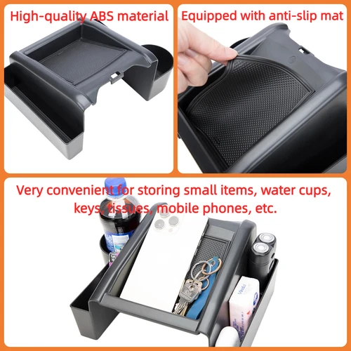 Imagen 2 del producto Consola central para coche, caja de almacenamiento para cambio de marchas, bandeja portavasos modelo AT para Suzuki Jimny JB64 JB74 JC74 3/5 puertas 2019-2025, accesorio