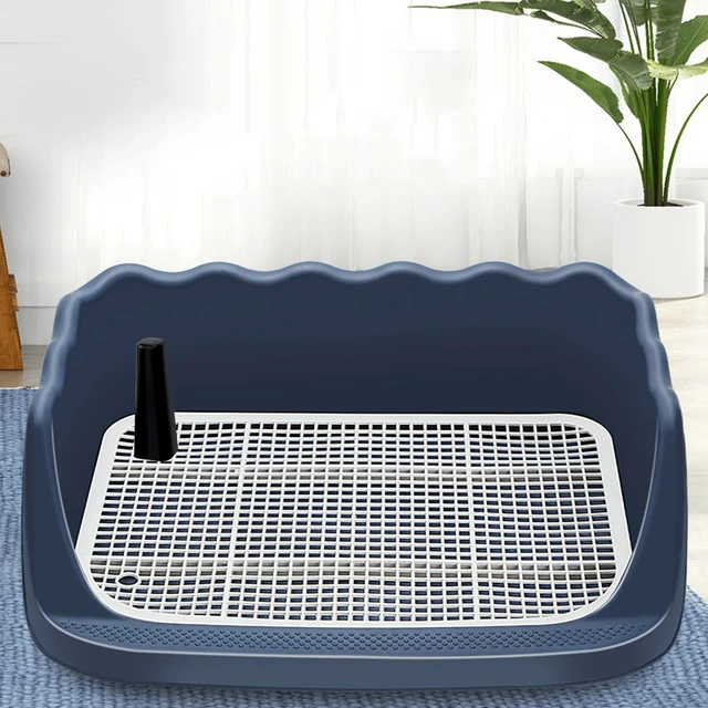 Dog Toilet Large Puppy Training Tray Indoor Dog Potty Tray Pee Pad Holder for Hamster Small Animals Bunny Small and Medium Dogs AliExpress