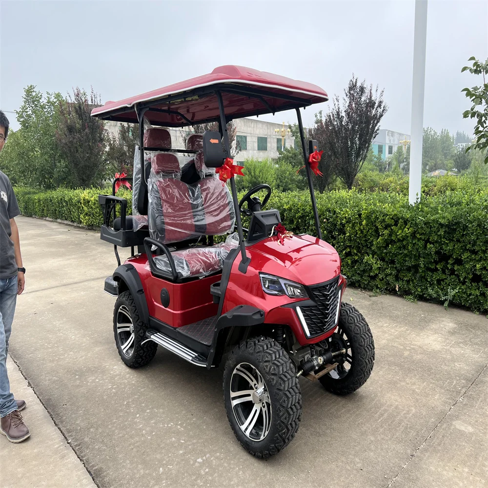 Best-selling 4-wheel Drive 5000W Lithium Battery 2+2/4/6 Seats Beast Multi-function Electric Vehicle Electric Golf Cart