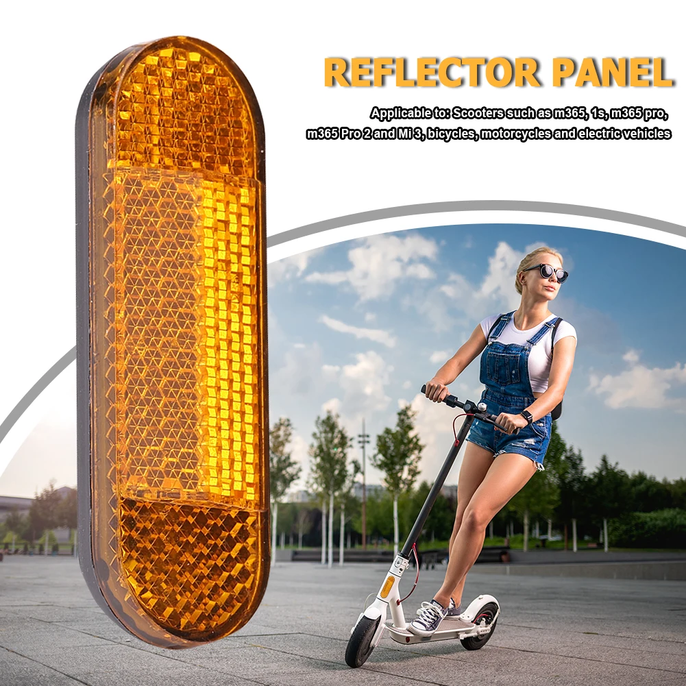 1/2/3/4pcs Safety Front ABS Reflective Tube Night Warning Reflector for Xiaomi M365 PRO 2 Electric Scooter Accessories