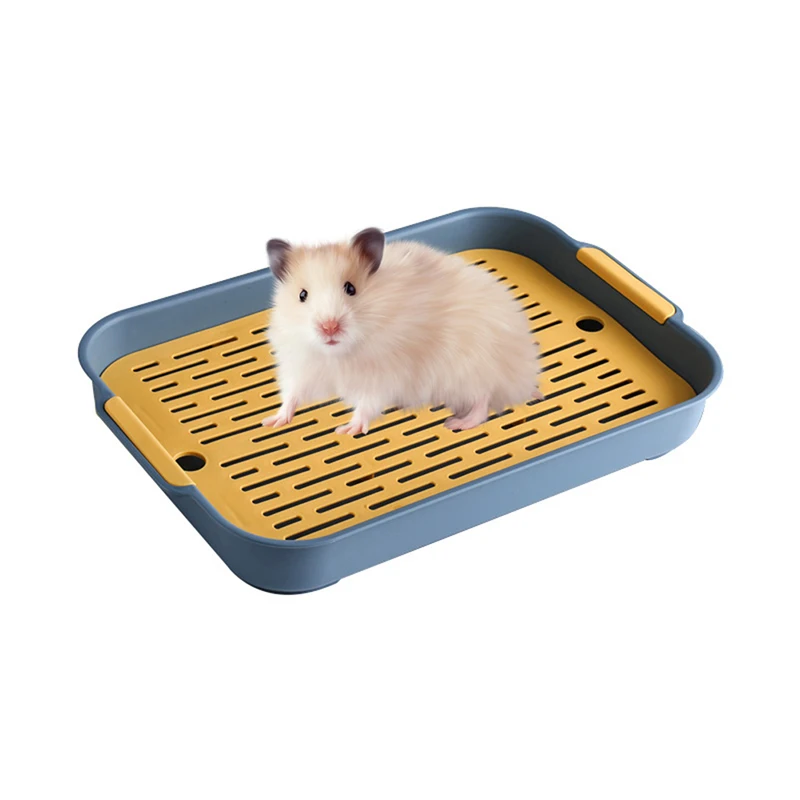 Small Pet Toilet Anti-turnover Litter Box Trainer Corner Toilet Pet Cleaning Supplies For Rabbit Chinchilla Guinea Pig Supplies