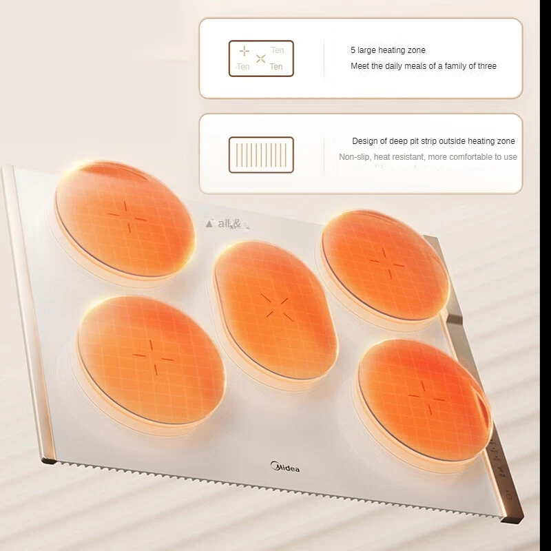 Midea Electric Dishes Warmer Folding Temperature Regulation Heating Table Mat Household Rapid Temperature Rise Food Warmer 220V