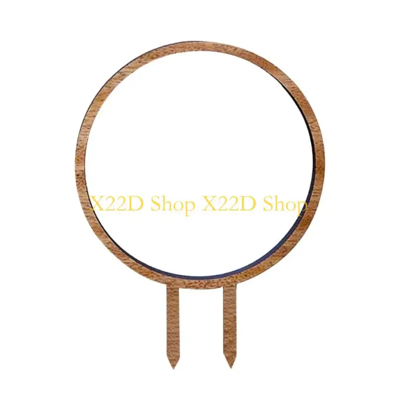 X22D Hollow Design Wooden Plant Support Stake Frame Stand For Garden Decoration