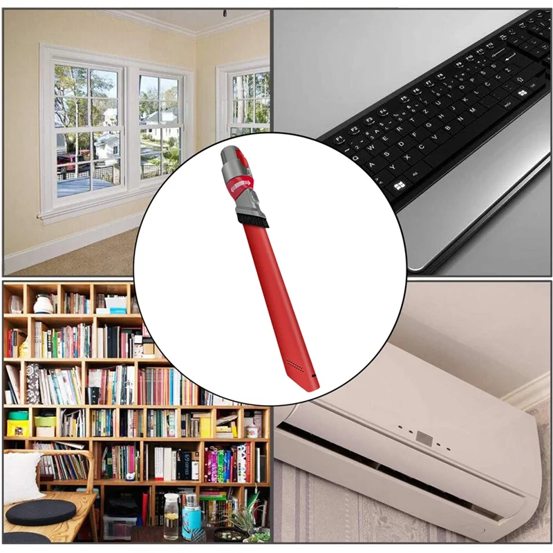 ยอดนิยม 1PCS สําหรับ Dyson V15 V12 V11 V10 V8 V7 เครื่องดูดฝุ่น 2 In-1 หัวฉีดรอยแยกพื้นที่ทําความสะอาดพื้นที่แคบเครื่องมืออุปกรณ์เสริม