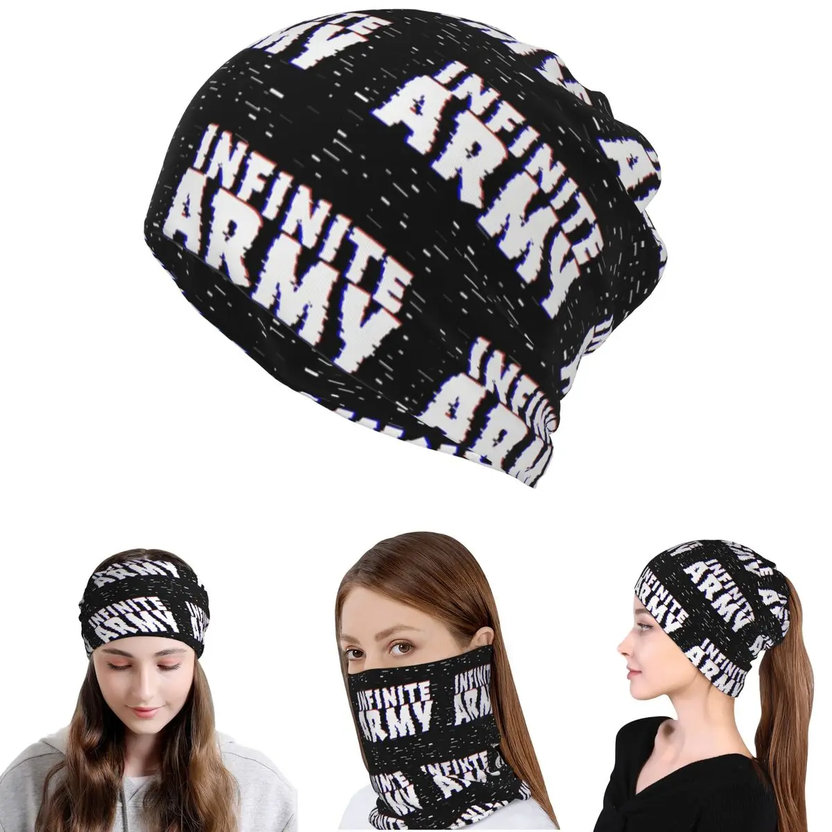 

Caylus Gaming Infinite Army Bandana Neck Gaiter Wrap Mask Scarf Warm Balaclava Beanies Hat for Men Women Adult Washable