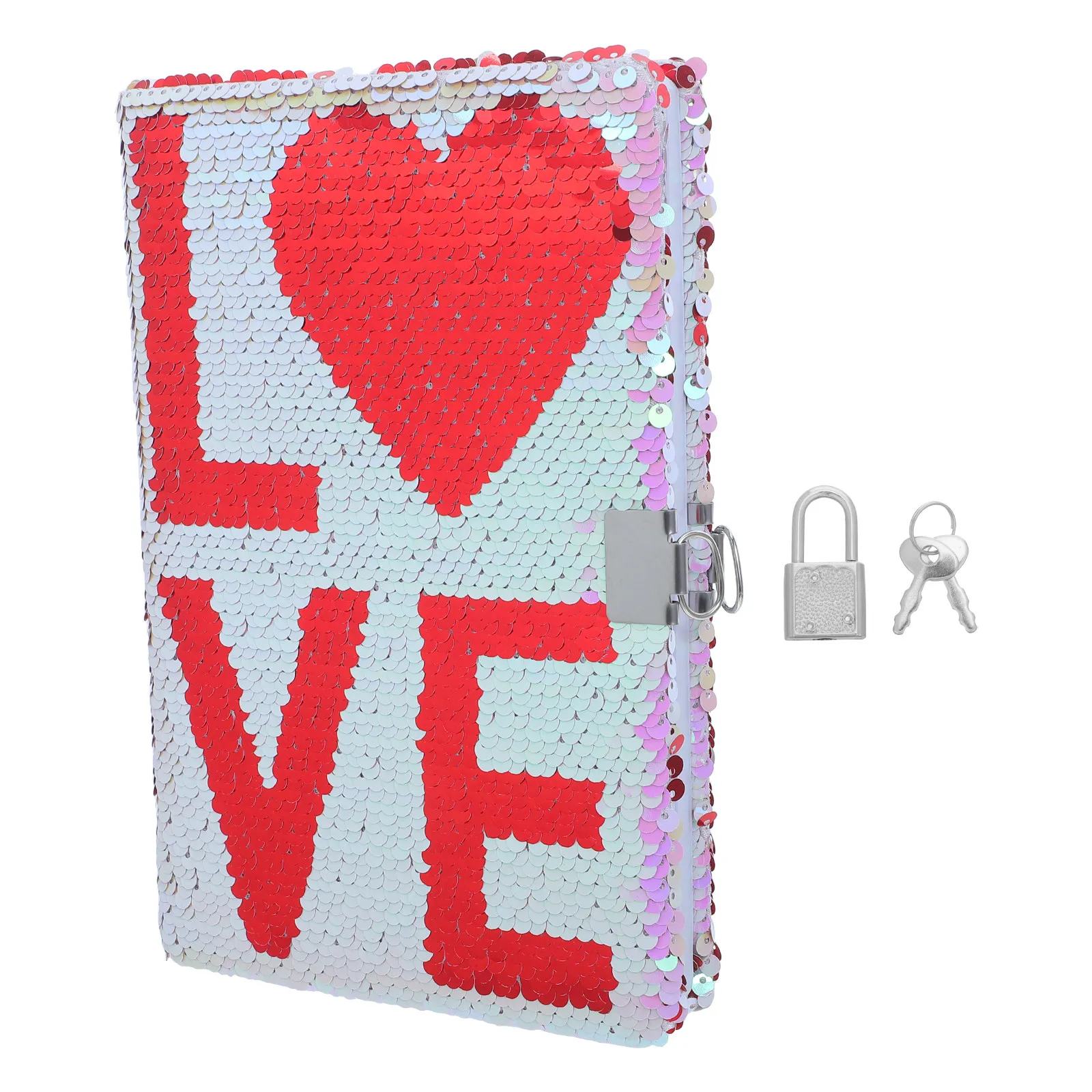 Sequin Notebook Spiral Large Glitter Cover Ideal for Office School Journal Diary Writing Bright Colors High Quality Pages