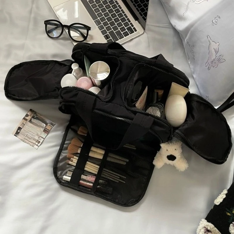 Large Capacity Cosmetic Bag Female Travel Wash Handbag Bathroom Storage Shower Makeup Pouch Unisex Toiletries Organizer