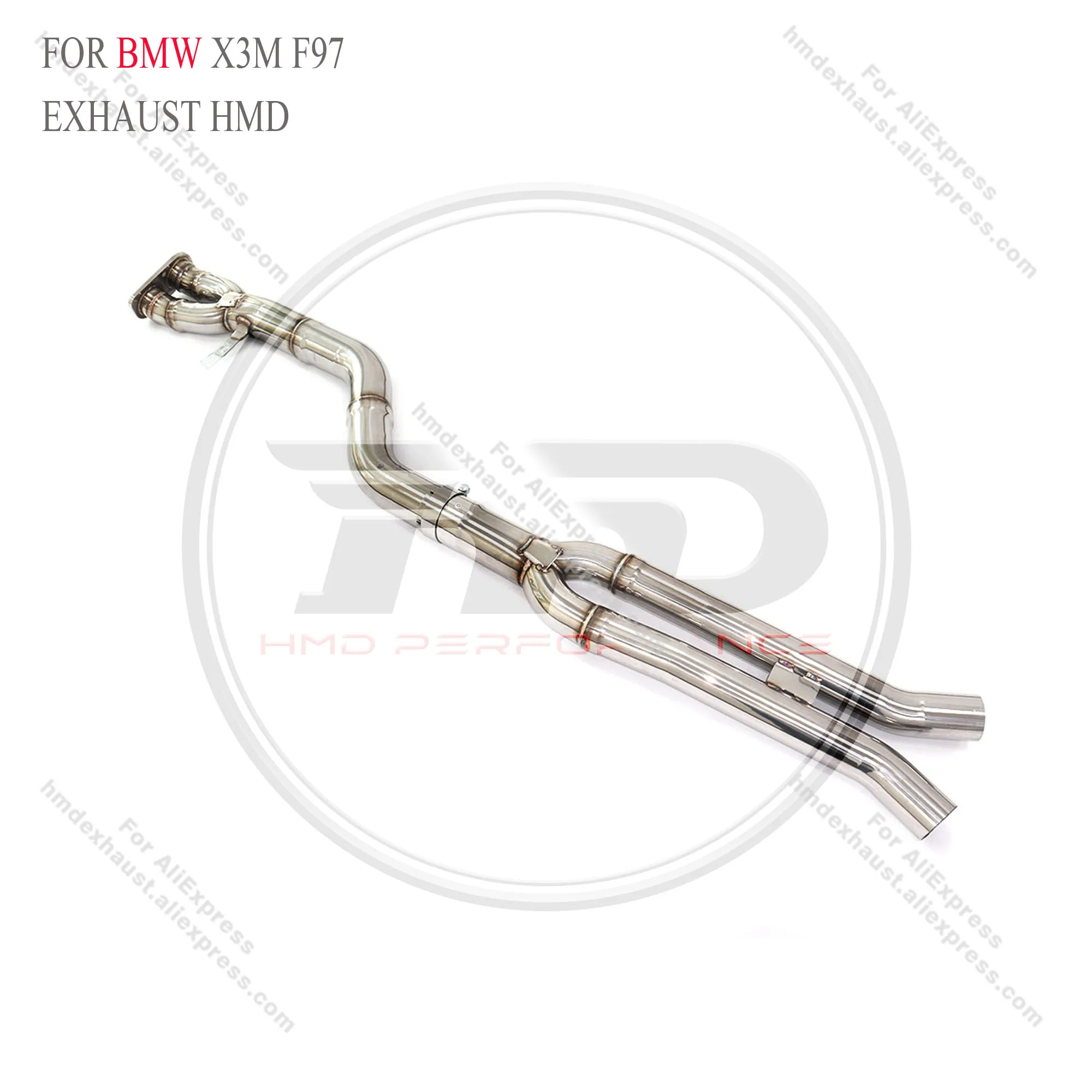 

Stainless steel middle pipe for BMW X3M F97 HMD Exhaust System Performance Quality certification