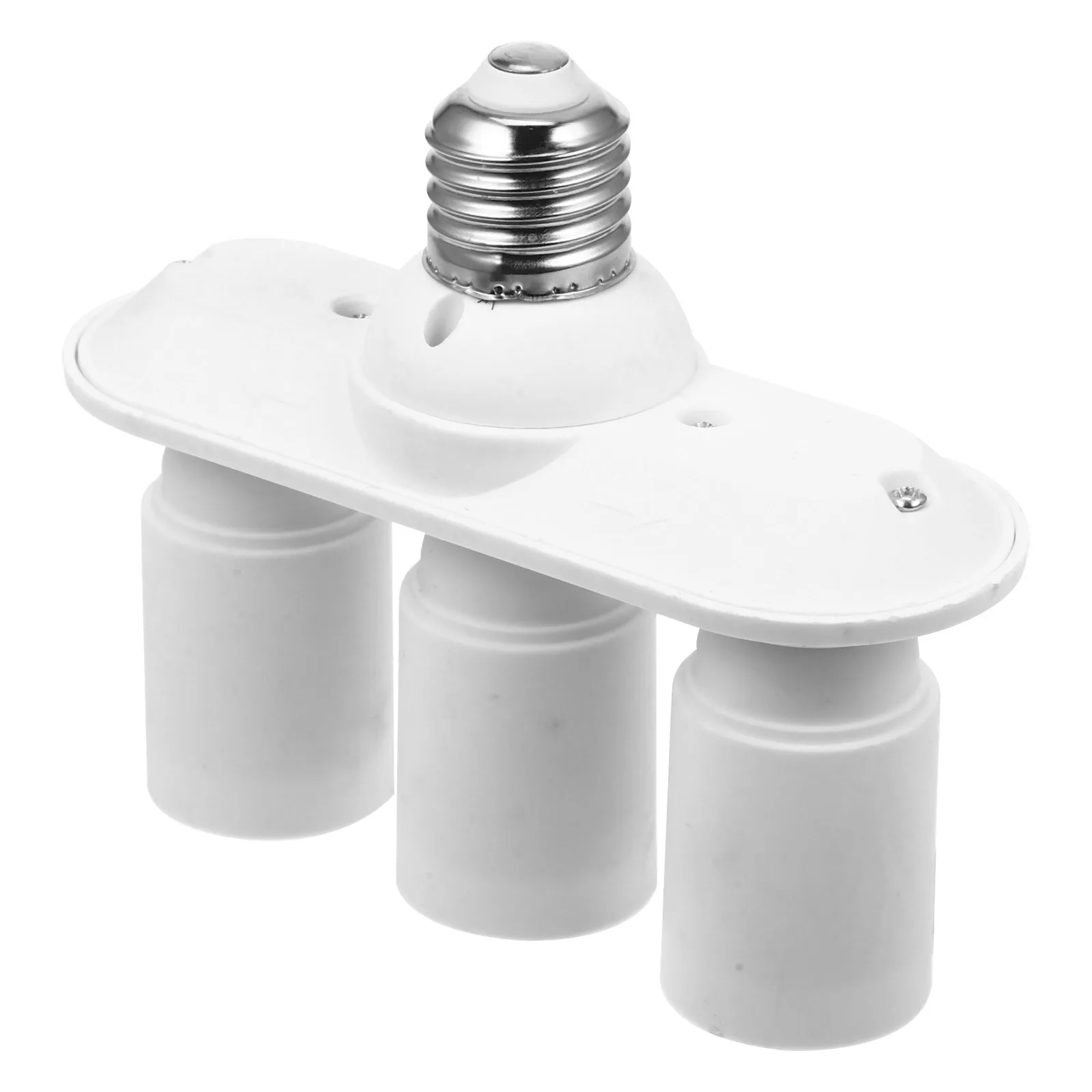 دائم E27 E26 3e27 26 محول مأخذ التوصيل البلاستيك المصباح الكهربي الفاصل للاستخدام المنزلي مكتب يعزز أجهزة الأجهزة الكهربائية فائدة #2