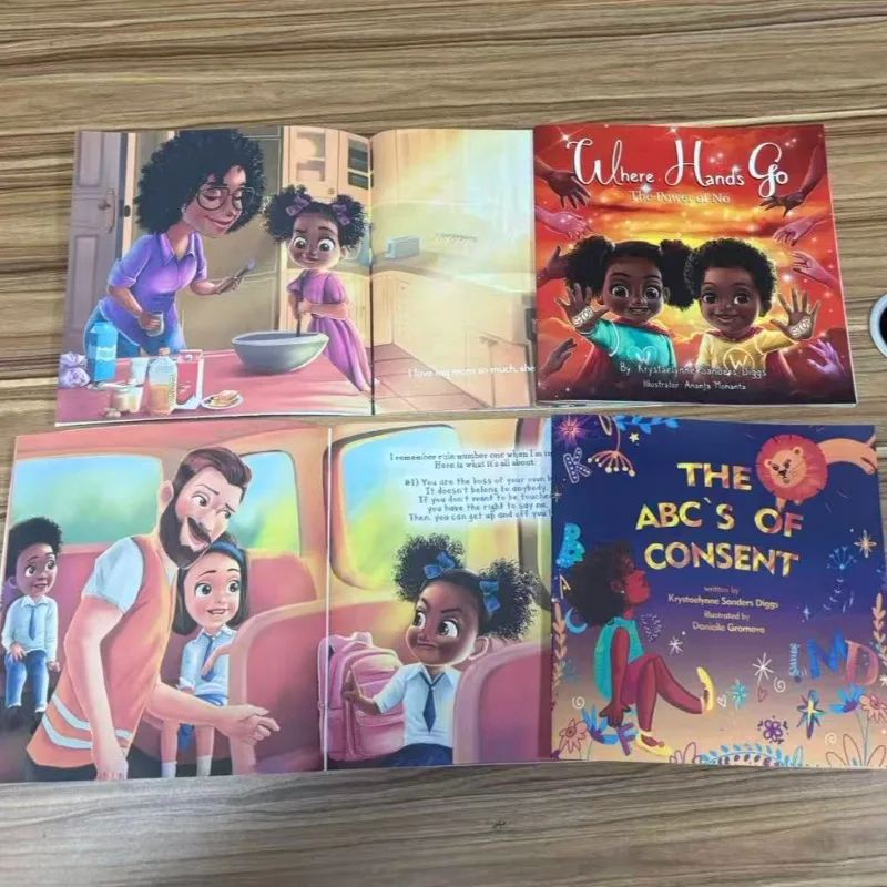Baby Touch and Feel Books Set of 4 Interactive Sensory Board Books with Mirror Shake Play for Toddlers ABC of Consent Early book