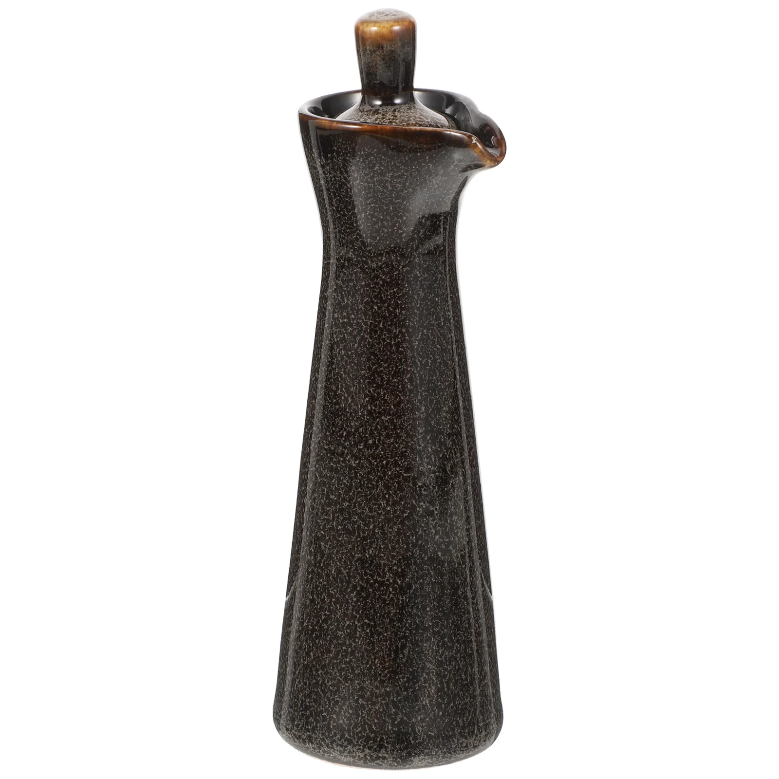 

Ceramic Seasoning Bottle Japanese Style Oil Vinegar Soy Sauce Container Kitchen Storage Jar for Home Restaurant Use