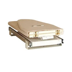 Folding Ironing Board Rack Aluminum Retractable Rotary Ironing Board with Built-in Hidden Damping Guide