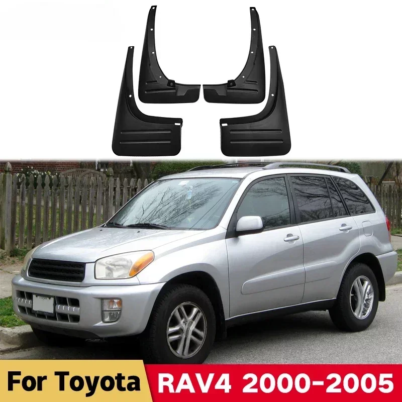 Car Fender  Mud Flaps For Toyota RAV4 2000-2005 XA20 2001 2002 2003 2004 Splash Guards MudFlaps Front Rear Mudguards