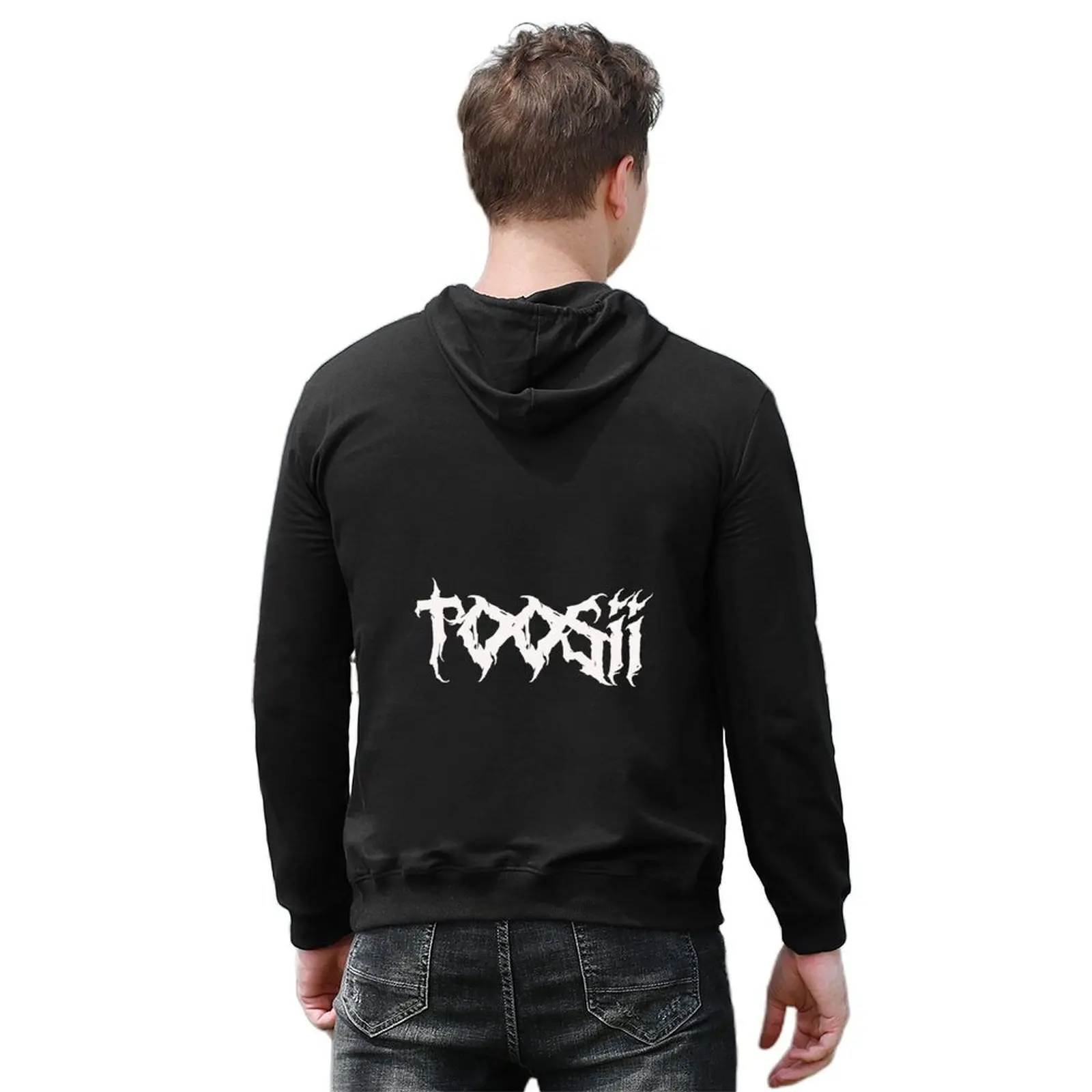 Toosii2x m-erch toosii 2X toosii الألم الشعرية هوديي أنيمي ملابس ملابس للرجال معطف رجالي هوديس الرجال