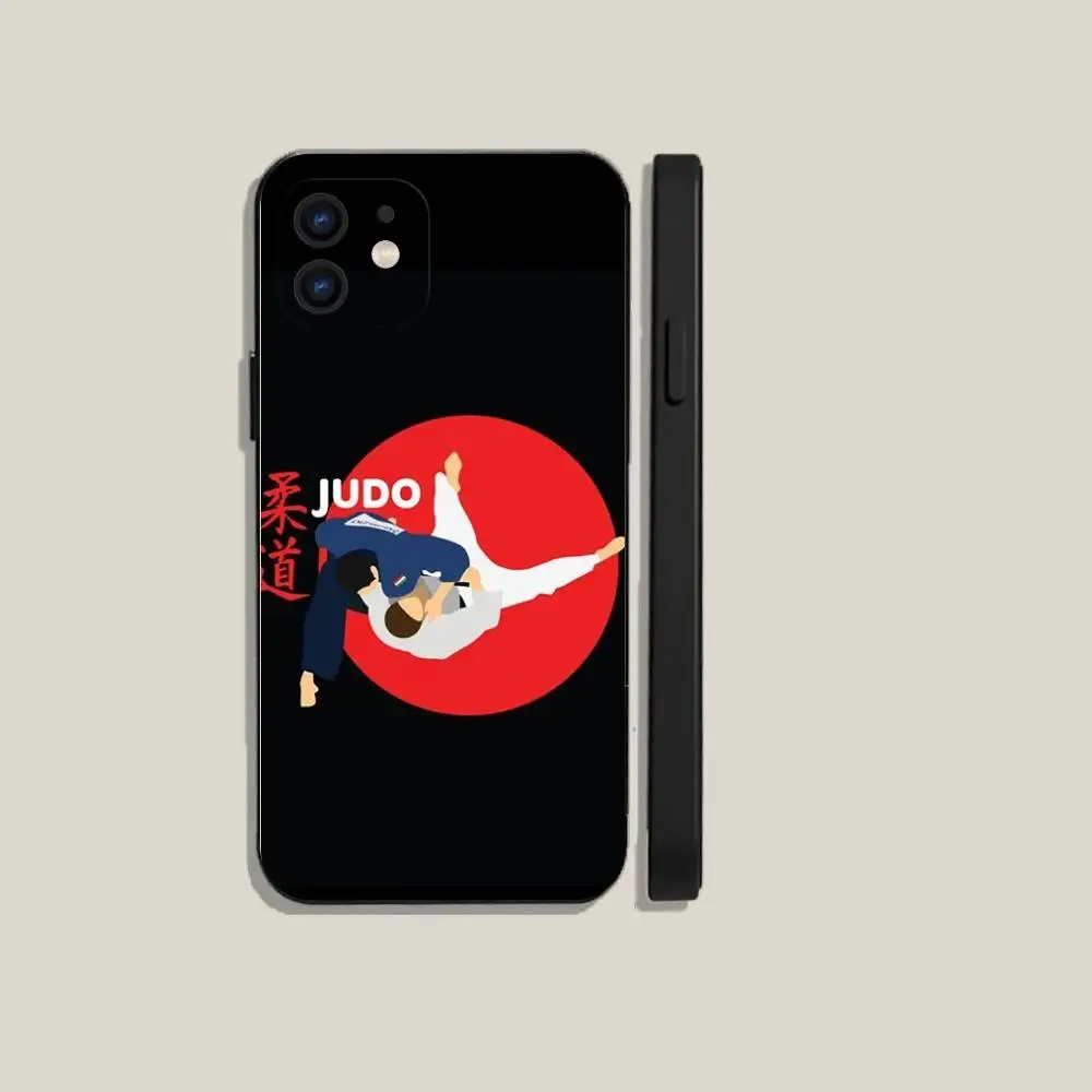 Brazilian Jiu-Jitsu Phone Case For iPhone 6,17,16,15,14,13,12,11 Plus,Pro Max,XS,X,XR,SE,Mini,8,7,Soft Silicone Black Cover