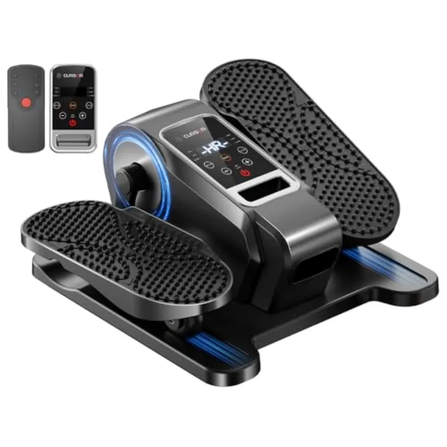 

Электрический эллиптический тренажер под стол, черный, с пультом ДУ, 12 уровней скорости, движение вперед/назад, размер M