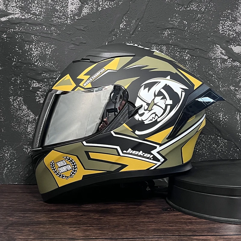 JIEKAI 316 Motorcycle Helmet Men Full Face Casco Moto Double Visor Racing Motocross Helmet Motorbike Capacete Moto Helmets