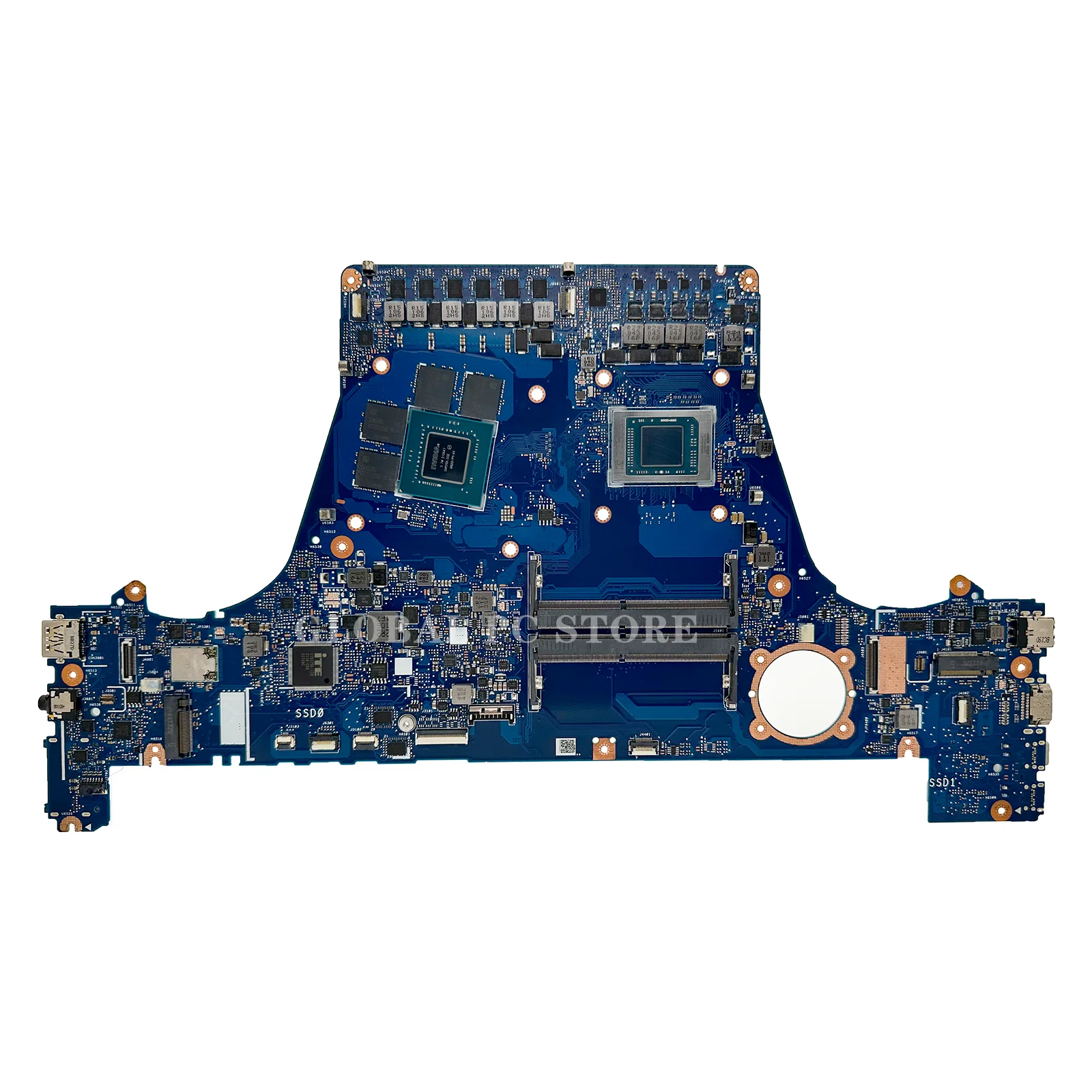 KEFU H5600Q Mainboard For ASUS H5600QE J5600QE W5600Q2A J5600Q2A Laptop Motherboard R7-5800H R9-5900H RTX3050Ti RTX-A2000