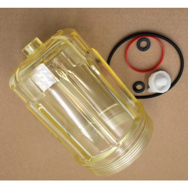 Figzero 1 قطعة كوب فلتر فاصل الزيت والماء للحفارة لـ Sany SY65 75 135 215-8-9