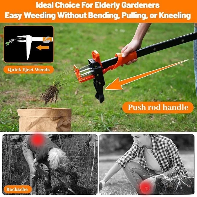 2025 أدوات يدوية للحديقة مجتذب الأعشاب في الحديقة مستخرج الأعشاب أدوات إزالة الأعشاب الضارة للحديقة