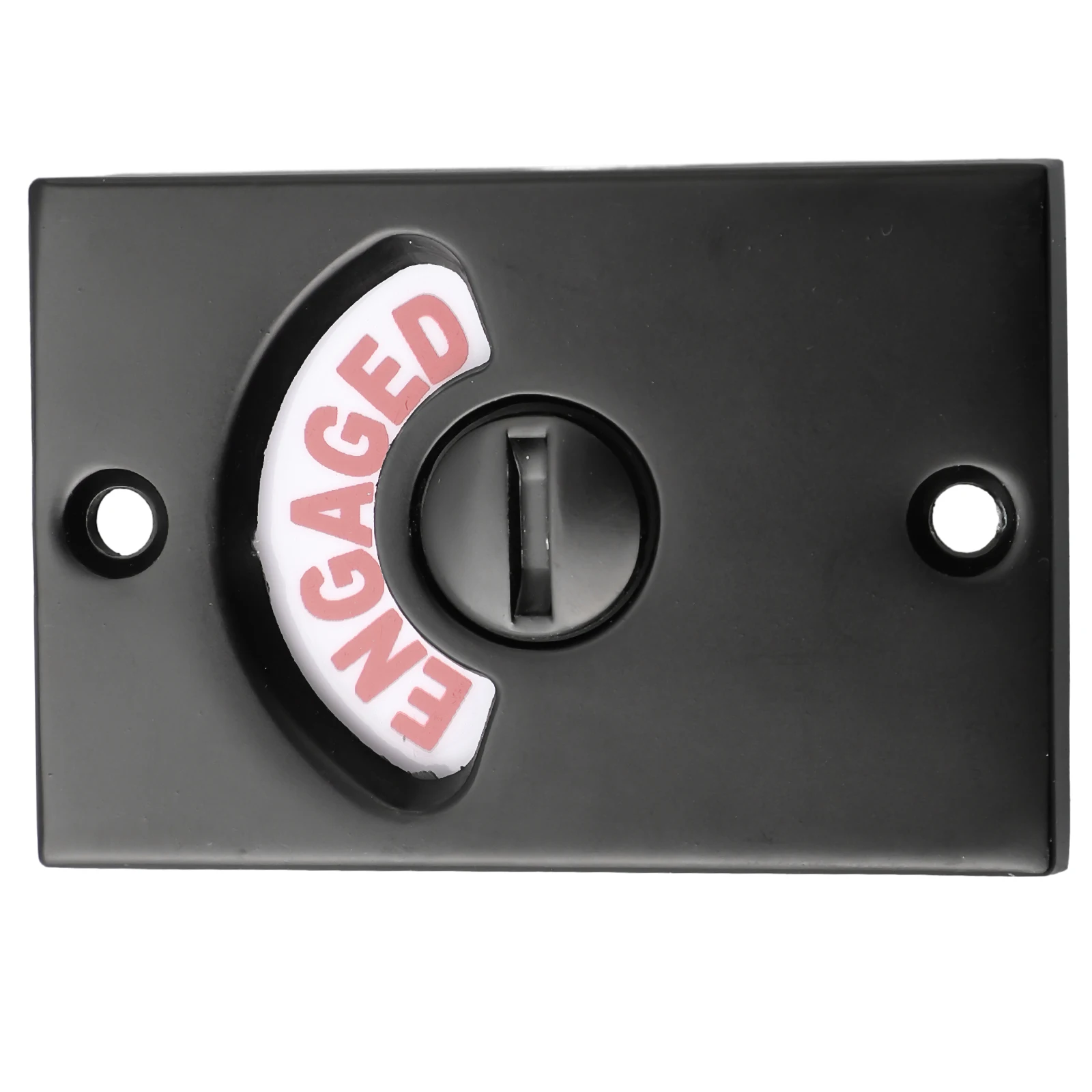 Indicator Bolt Lock for Indoor Bathroom Doors with Zinc Alloy Housing and Vacant Engaged Status Visualization Capability