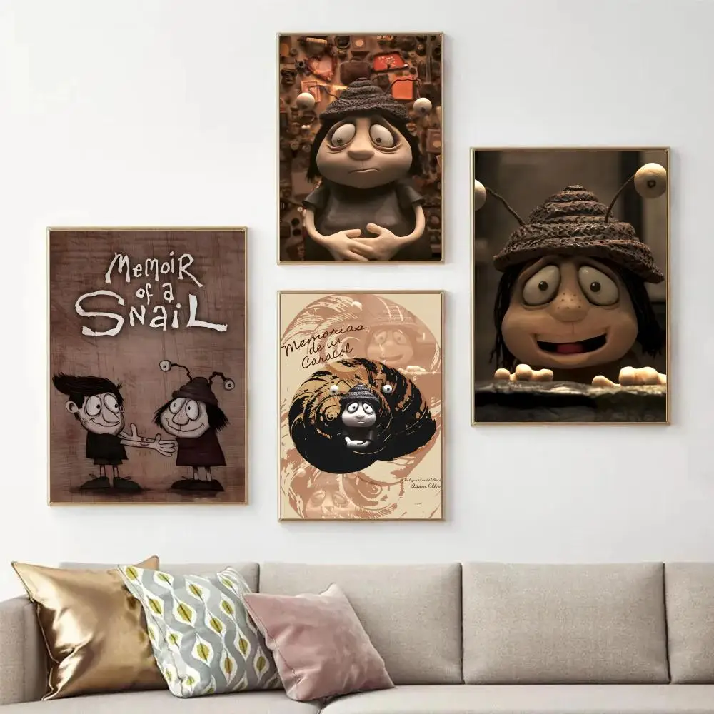 M-Memoir of a الحلزون المشارك HD الفن لزجة جدار مقاوم للماء غرفة المعيشة المنزلي غرفة نوم بار الديكور الجمالي #3