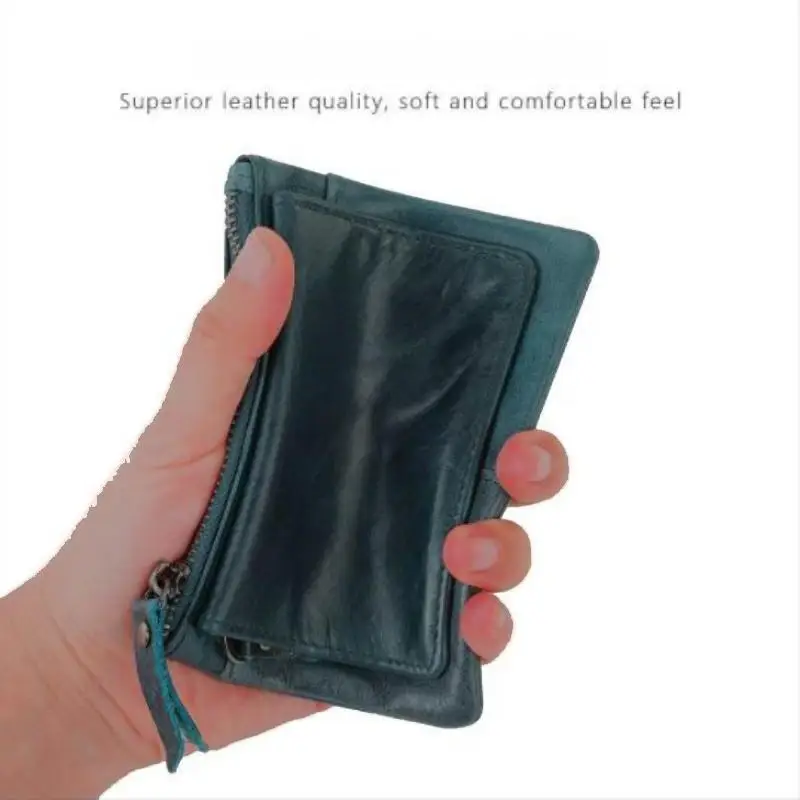 New Coin Wallet Leather Retro Creative Mini Japanese Coin Holder Multifunctional Card Holder