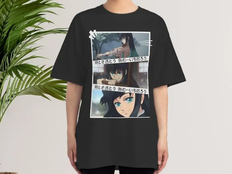 

Demon Slayer Kimetsu no Yaiba anime Manga Custom shirt Gift for her Gift for friends Funny gift Unique design Webtoon Unisex shi