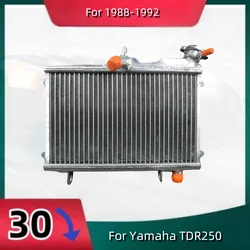 TOP all Aluminum Radiator For 1988-1992 Yamaha TDR250 TDR 250 100% welding Coolant 1988 1989 1990 1991 1992
