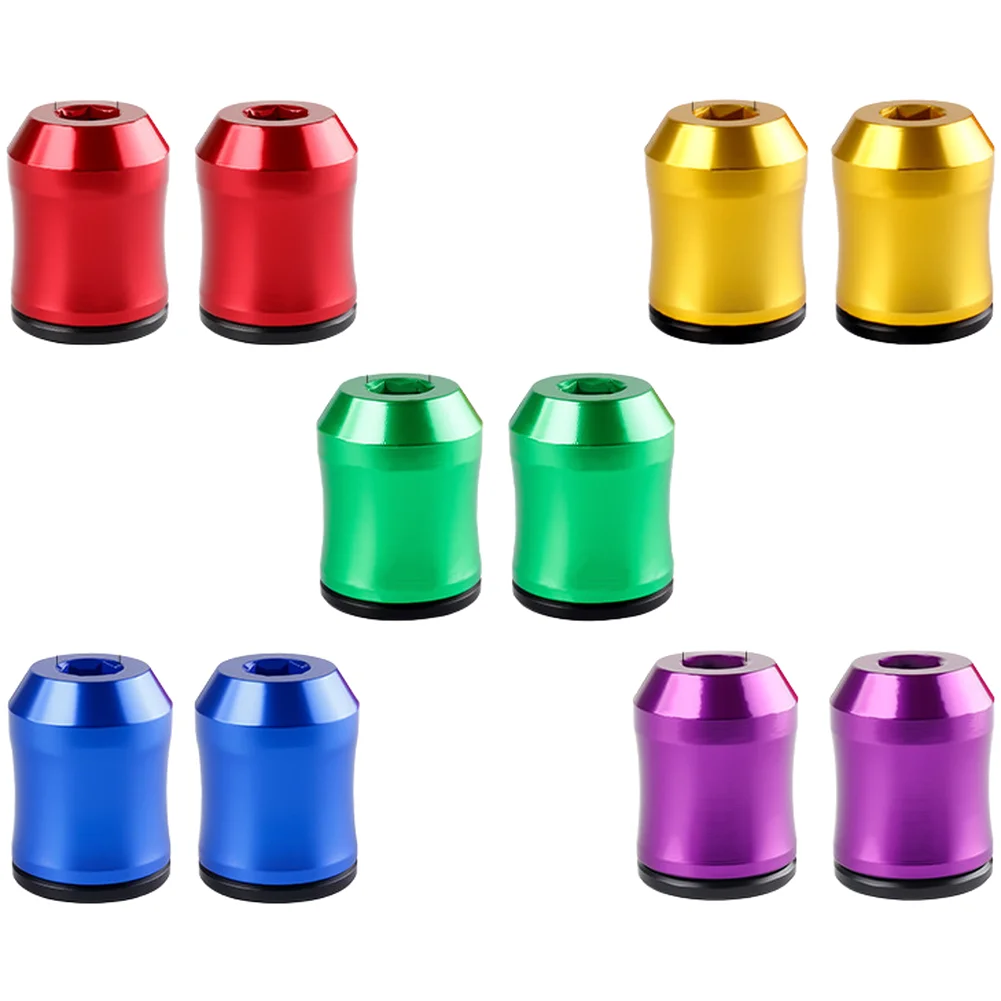 10 Pcs Magnetic For Ring Screwdriver Head Holder Aluminum Alloy Dual Magnet 1/4 Inch Hex Bit Magnetizer Demagnetizer For Drill P