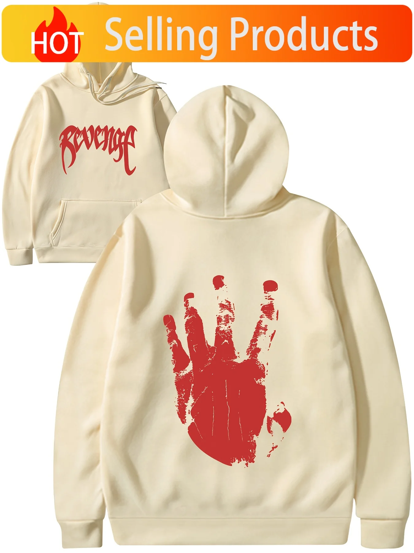 Men'S Casual Hoodie with Print Patterns, Featuring a Loose Fit And Drawstring Design, Perfect for Autumn And Winter Fashion