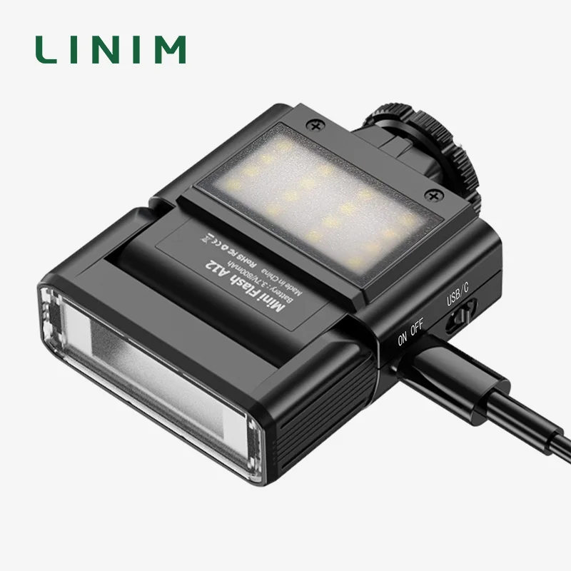 linim-ミニカメラフラッシュスピードライト-gn10-標準ホットシューマウント-ソニー-キヤノン-r5-富士-ニコン-パナソニック-オリンパス-dslrカメラ-a12対応