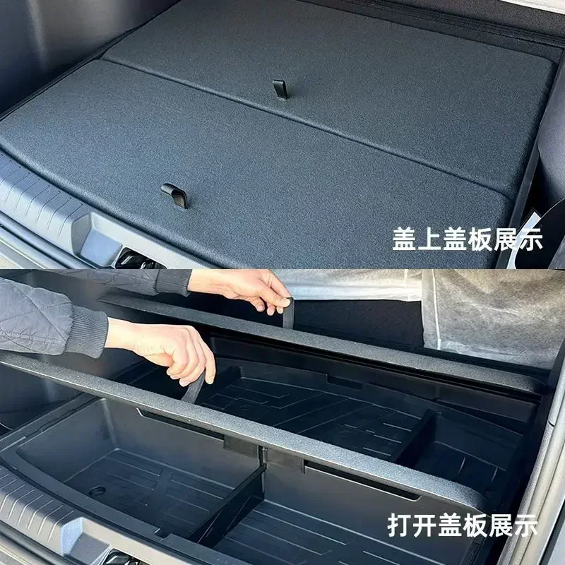 For BYD Song Plus / Seal U DM-i Car Trunk Organizer Box Accessories Expand Storage Customized Large Capacity Spare Gap Filler