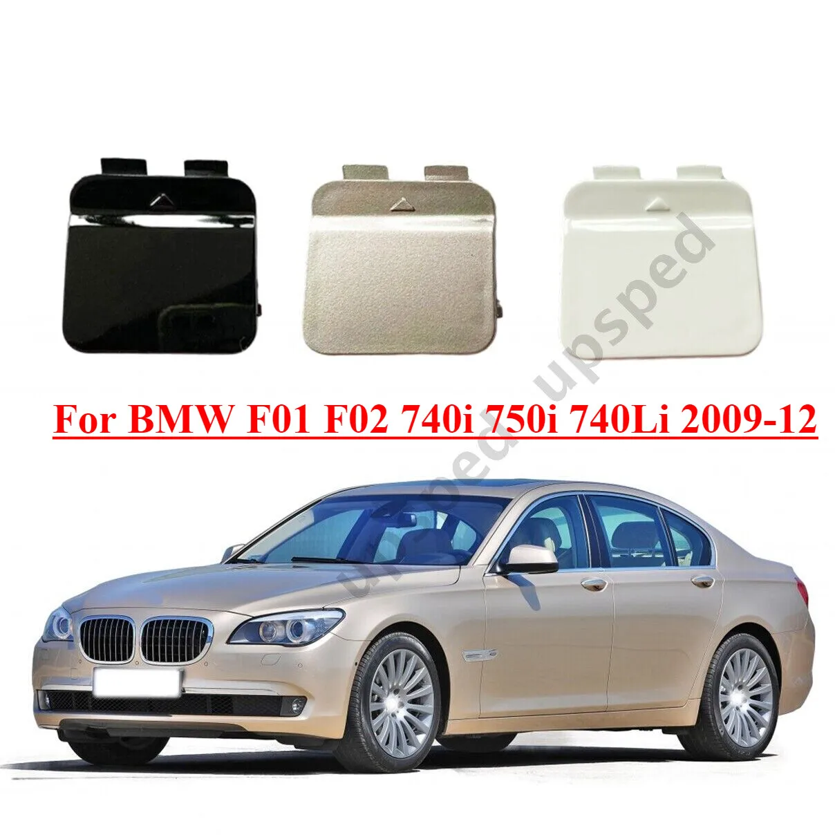 Front Bumper Tow Hook Hole Eye Cover Cap For BMW F01 F02 740i 750i 740Li 2009-12