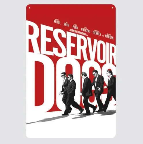 Reservoir Dogs Movie Metal Poster Tin Sign - 20x30cm Plate