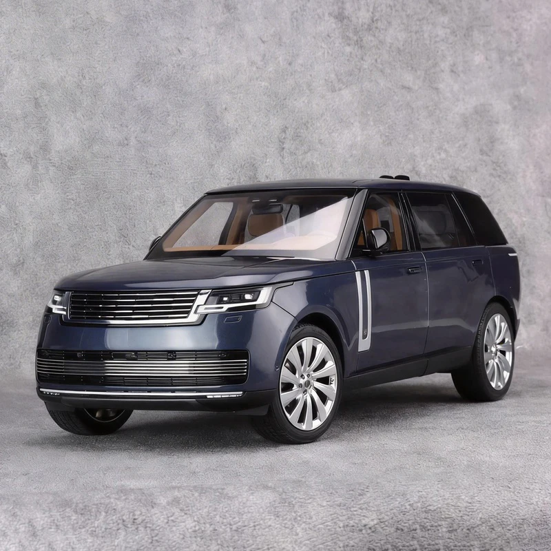 Модель автомобиля Range Rover SV SUV 2022 года выпуска, расширенная комплектация Prestige, масштаб 1/18, с ЖК-дисплеем