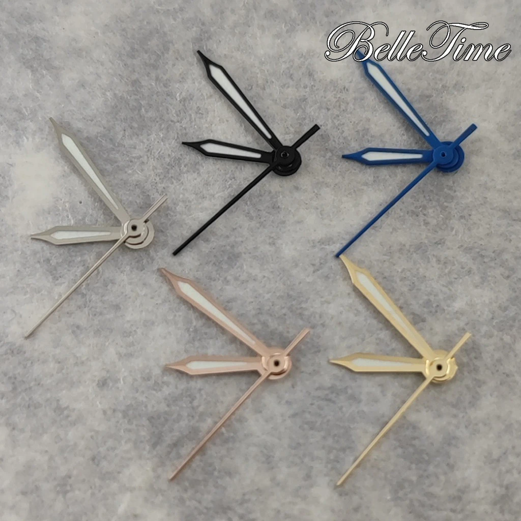 NH35 NH36 Hands Watch Accessories Santos Modification Parts Watches Needles Green Luminous For NH34 NH35 4R35 NH36 4R36 Movement
