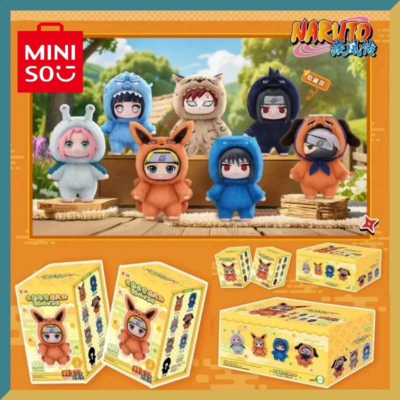 

MINISO Наруто слепая коробка Shippuden Party Series Узумаки мягкая Shippuden оригинальная плюшевая фигурка орнамент коллекция игрушек подарок новый